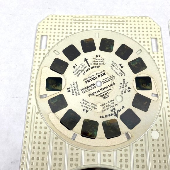 Talking View-Master Stereoviews 3-D Walt Disney Peter Pan Cartoon Vintage 4417 - Picture 6 of 9